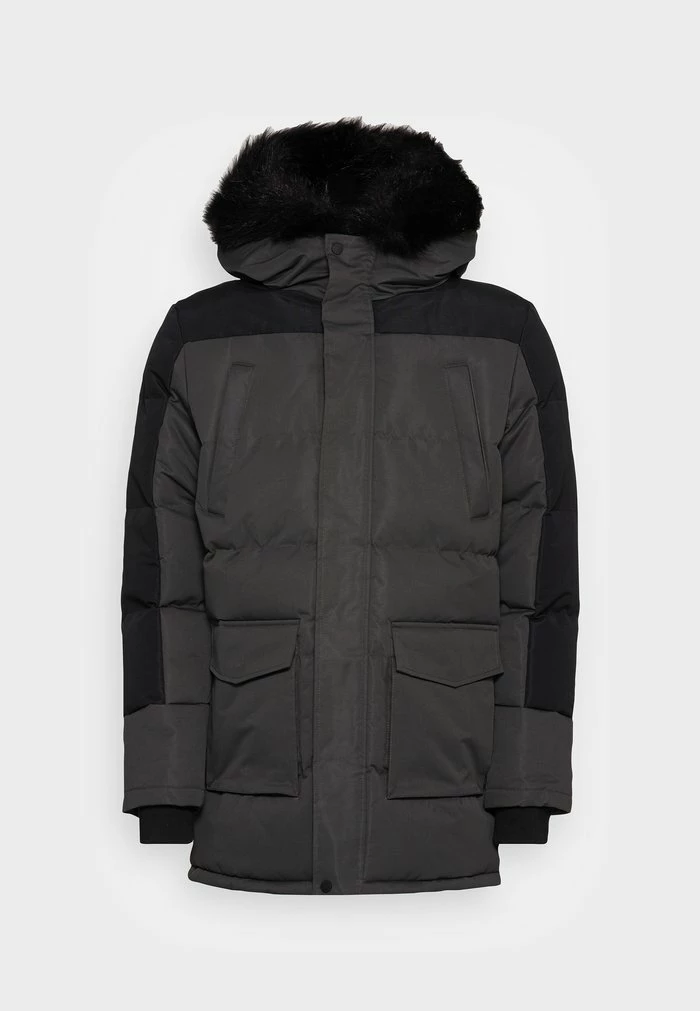 Brave Soul STANLEY - Winter Jacket - Black/khaki