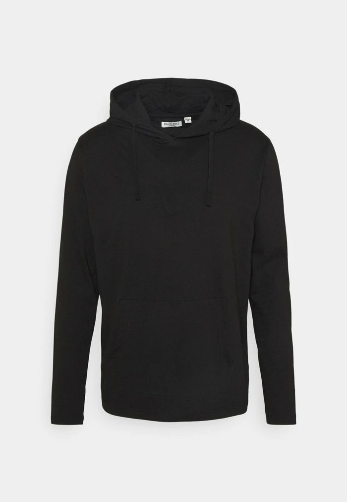 Brave Soul MINER - Long Sleeved Top - Jet Black - Image 6