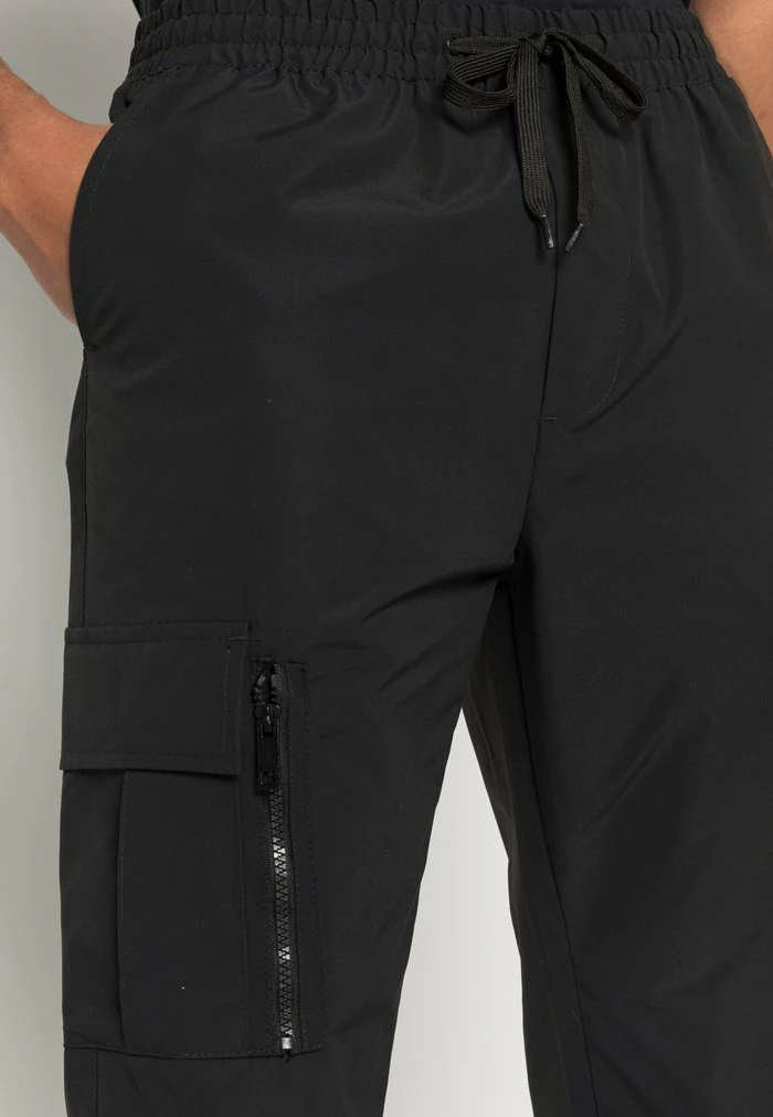 Brave Soul TEXAS - Cargo Trousers - Black - Image 5