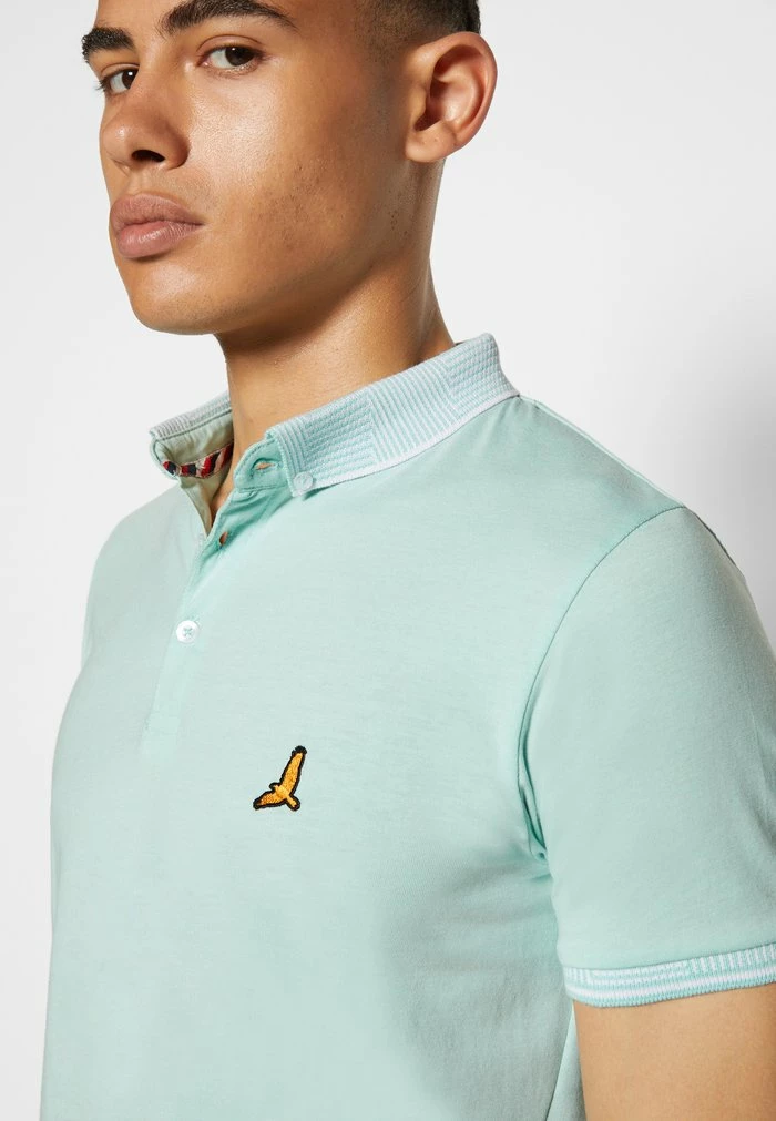 Brave Soul GLOVERD - Polo Shirt - Pale Green/white - Image 7