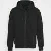 Brave Soul Zip-up Sweatshirt - Jet Black
