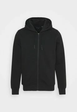Brave Soul Zip-up Sweatshirt - Jet Black