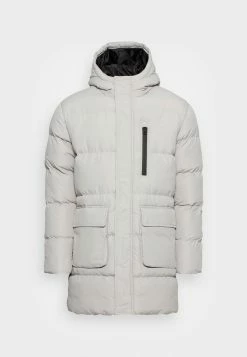 Brave Soul MOSS - Winter Coat - Light Grey