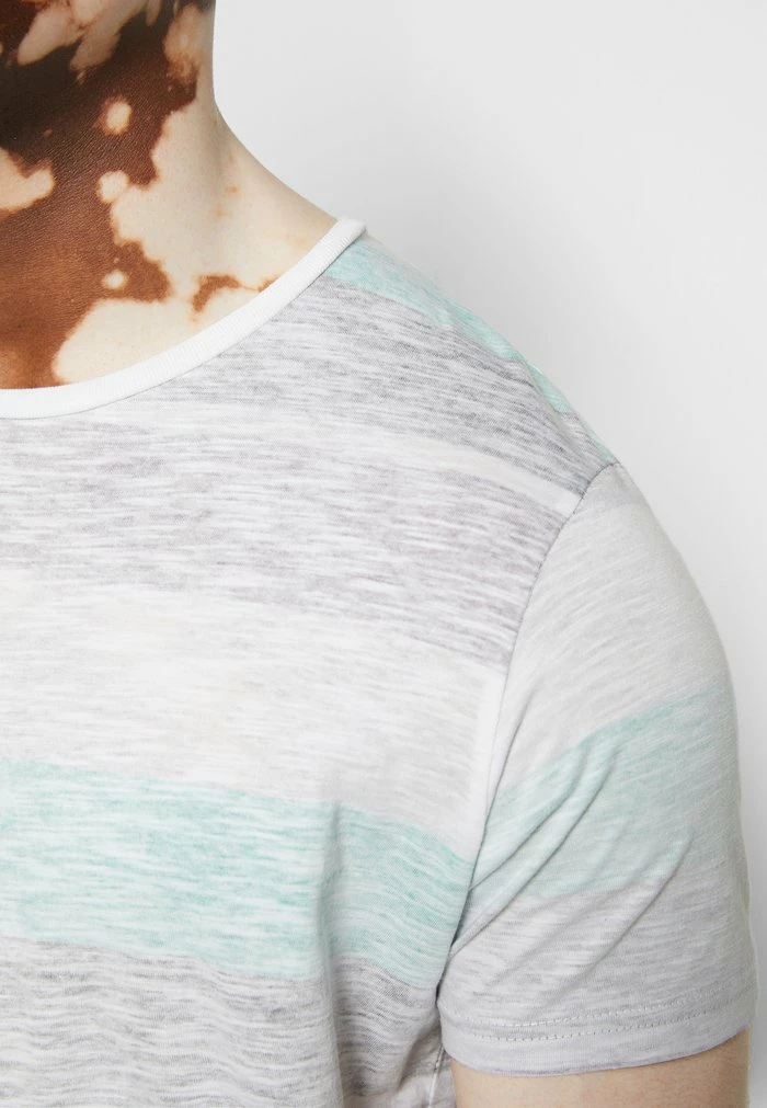 Brave Soul Print T-shirt - Optic White/purple/mint/black - Image 7