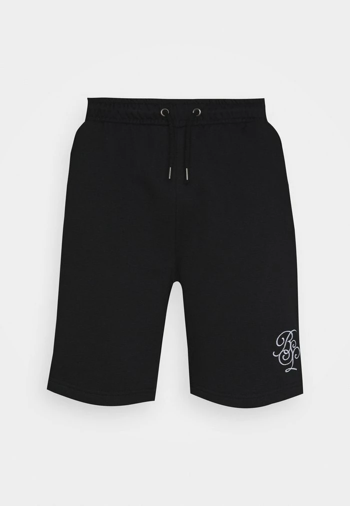 Brave Soul TRISTAN - Tracksuit Bottoms - Jet Black/optic White - Image 4