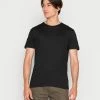 Brave Soul ARKHAMN - Basic T-shirt - Black