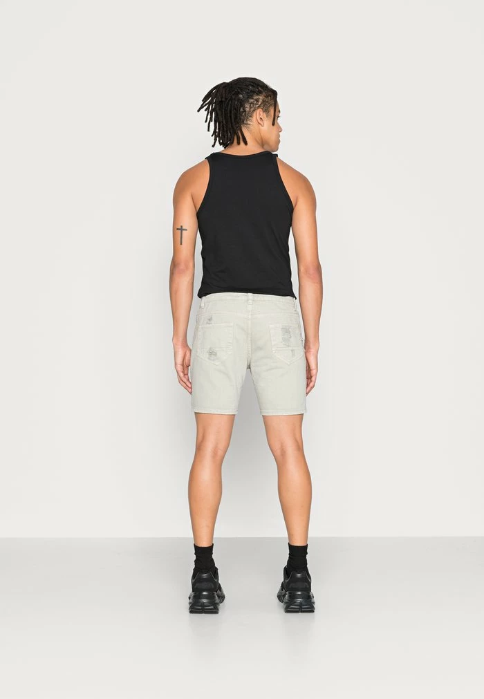 Brave Soul Denim Shorts - Grey - Image 3