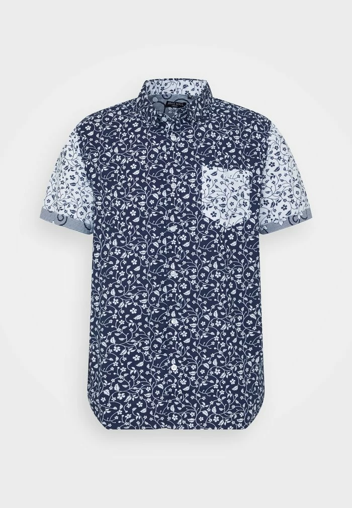 Brave Soul AZALIA - Shirt - Navy/optic White - Image 6