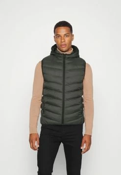 Brave Soul Waistcoat - Khaki