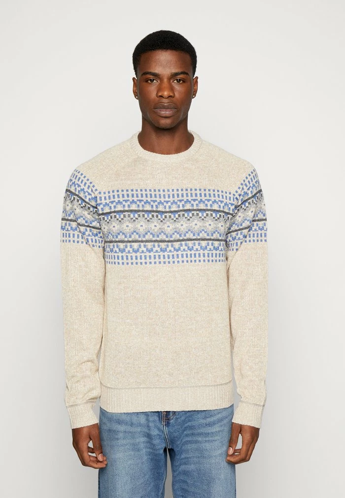 Brave Soul ERICKSON - Jumper - Oatmeal 3 Brave Soul ERICKSON - Jumper - Oatmeal