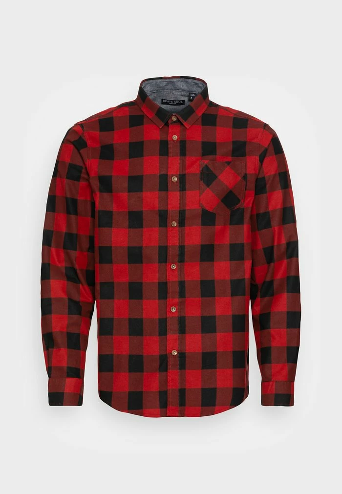 Brave Soul Shirt - Red / Black