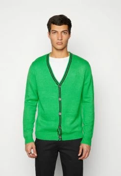 Brave Soul ASGERC - Cardigan - Green Bee/jet Black